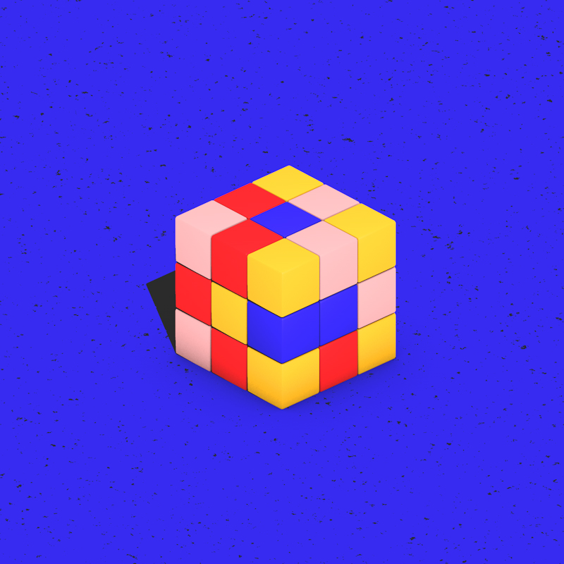 toys on strike motion rubiks cube